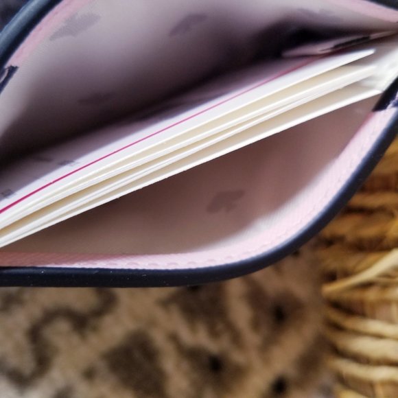 Small Slim Card Holder Kate Spade Grand Flora Pink - Picture 6 of 7